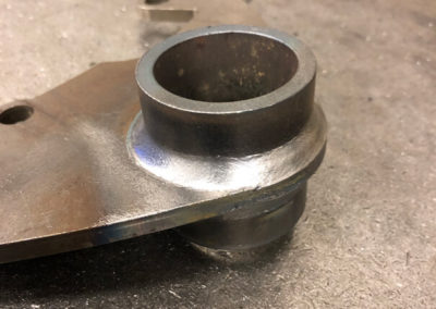 Weldment with tubing
