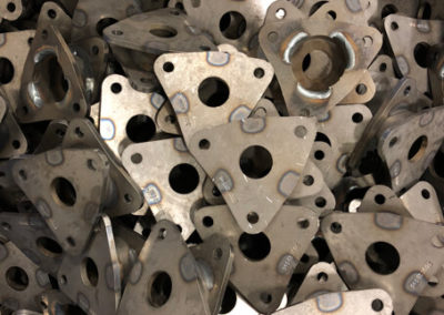 Weldment with tubing